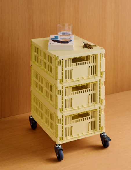 Rollen zur Kiste Colour Crate von HAY | betz-designmoebel.ch
