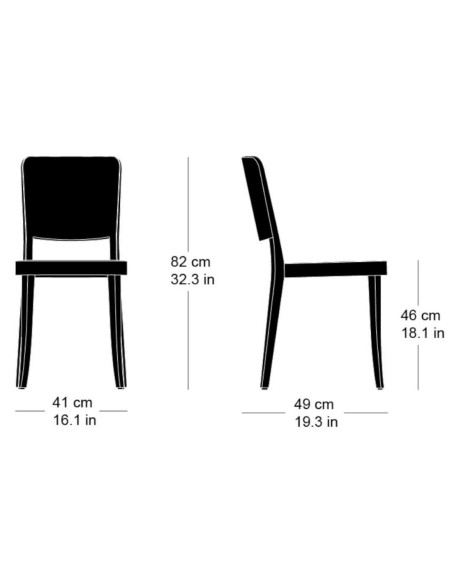 Stuhl 1-790 von Horgenglarus | betz-designmoebel.ch