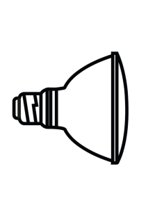 LED Leuchtmittel E27 17W PAR38 Non-Dimmable von Flos