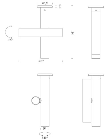 Deckenleuchte Tubes von Nemo Lighting | betz-designmöbel.ch