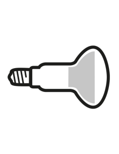 LED Reflector Frosted Lamp E27 13W 2700K R80 Dimmable von Flos