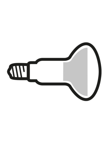LED Reflector Frosted Lamp E27 13W 2700K R80 Dimmable von Flos | betz-designmöbel.ch