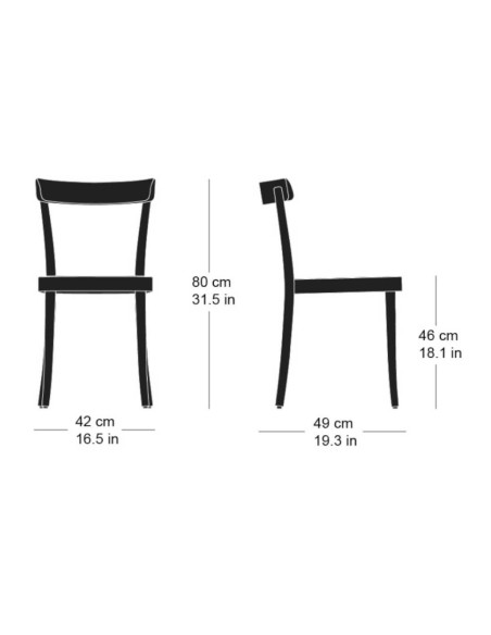 Stuhl moser 1-256 von Horgenglarus | betz-designmoebel.ch