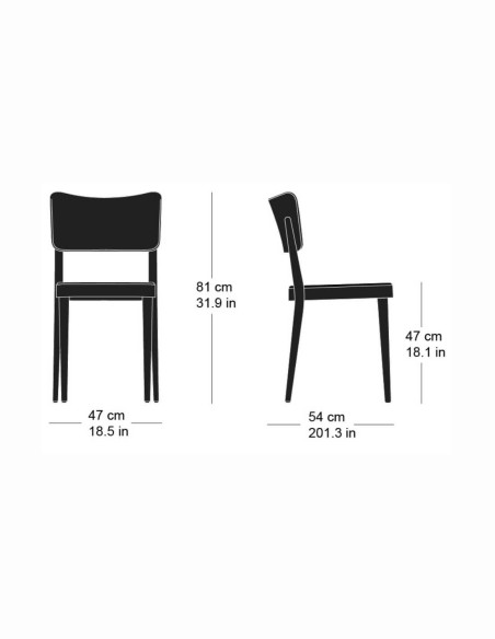 Stuhl stapel 1-683 von Horgenglarus | betz-designmoebel.ch
