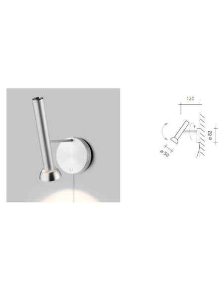 Wandleuchte TOPOLED W von Baltensweiler | betz-designmöbel.ch