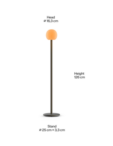 Stehleuchte Fire Floor von GRAU | betz-designmöbel.ch