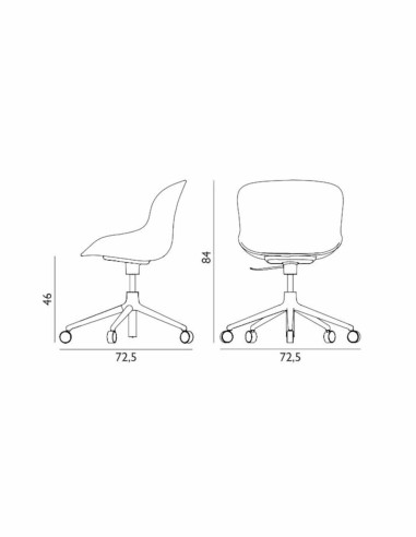 Drehstuhl Hyg Chair Swivel 5W Gas Lift  Ausstellungsstück