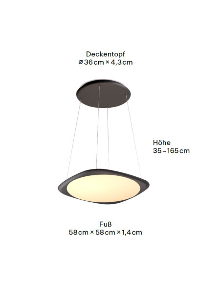 Pendelleuchte Flying von GRAU | betz-designmöbel.ch