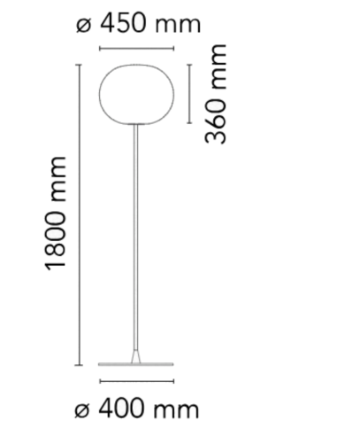 Stehleuchte Glo-Ball F3 von Flos | betz-designmöbel.ch
