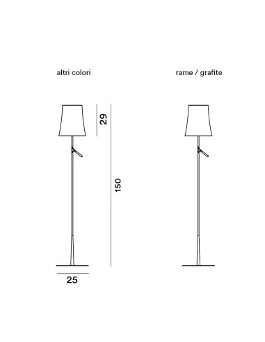 Stehleuchte Birdie von Foscarini