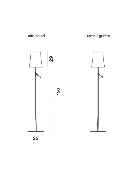 Stehleuchte Birdie von Foscarini