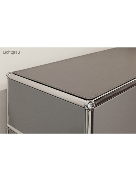Lederauflage secretaire inside für Möbel von USM von Leather on Top | betz-designmoebel.ch