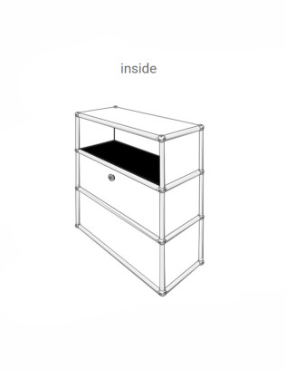Lederauflage für Möbel von USM von Leather on Top inside | betz-designmoebel.ch