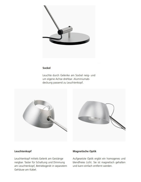 Tischleuchte IRIO T von Baltensweiler | betz-designmöbel.ch