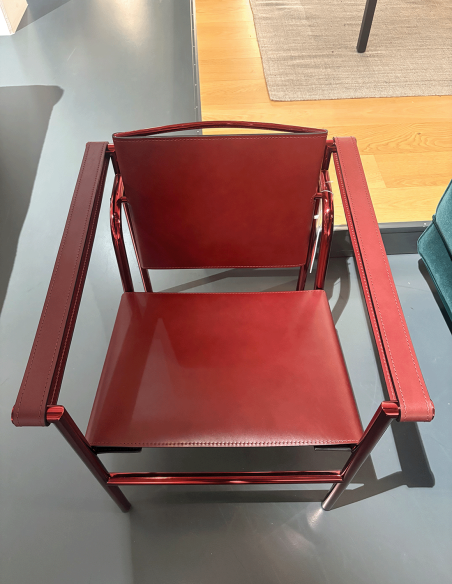 Sessel 1 Fauteuil dossier basculant, LC1 von Cassina Ausstellungsstück