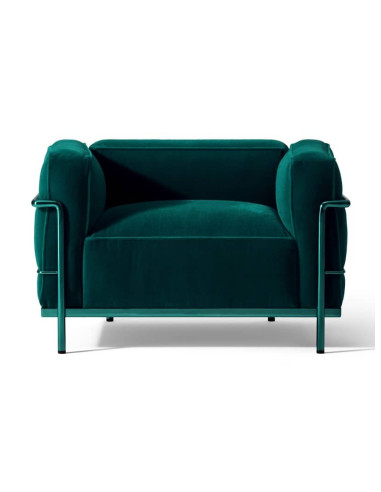 Sessel 3 Fauteuil Grand Confort, Grand Modèle, LC3 von Cassina Ausstellungsstück