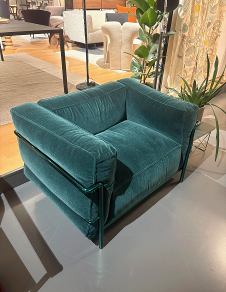 Sessel 3 Fauteuil Grand Confort, Grand Modèle, LC3 von Cassina Ausstellungsstück
