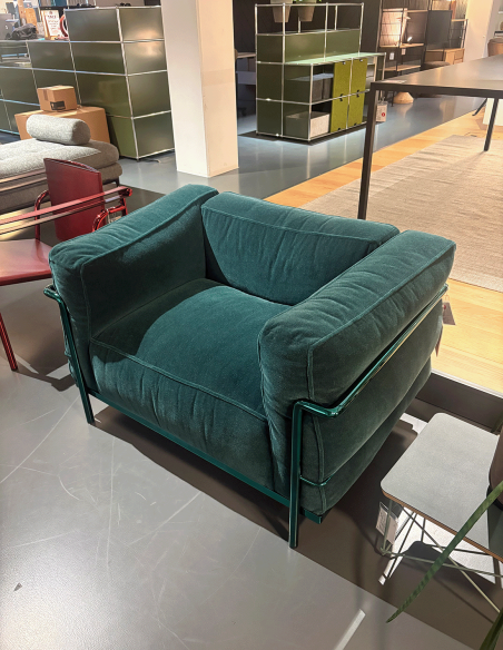 Sessel 3 Fauteuil Grand Confort, Grand Modèle, LC3 von Cassina Ausstellungsstück