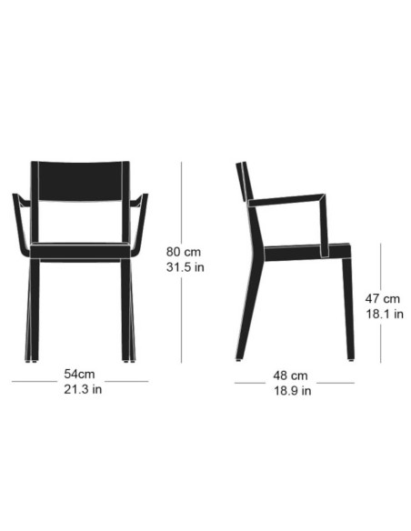 Armlehnstuhl miro 6-403a Horgenglarus | betz-designmoebel.ch
