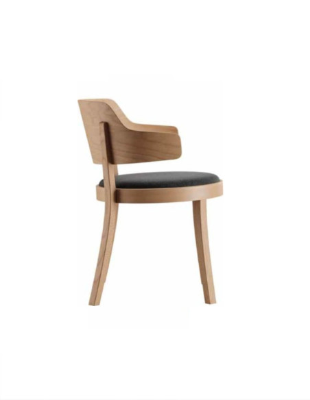 Holzstuhl seley 1-463 mit Sitzpolster von Horgenglarus | betz-designmöbel.ch