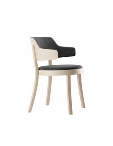 Holzstuhl seley 1-465 mit Komfortpolster von Horgenglarus | betz-designmöbel.ch