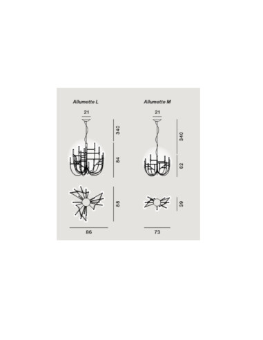 Pendelleuchte Allumette Foscarini | betz-designmöbel.ch.