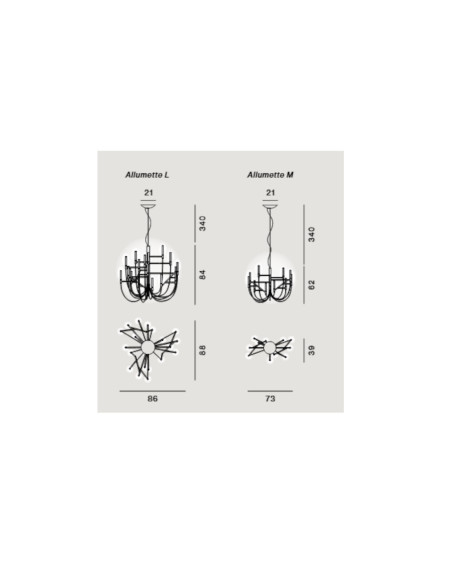 Pendelleuchte Allumette Foscarini | betz-designmöbel.ch.