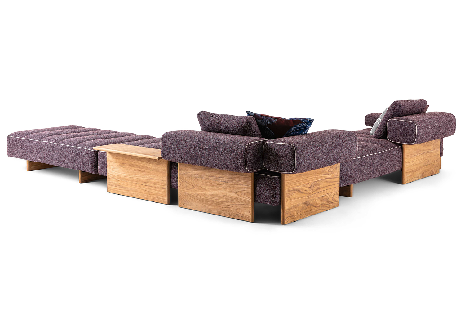 Das Sofa Sail Out in L-Form von hinten.