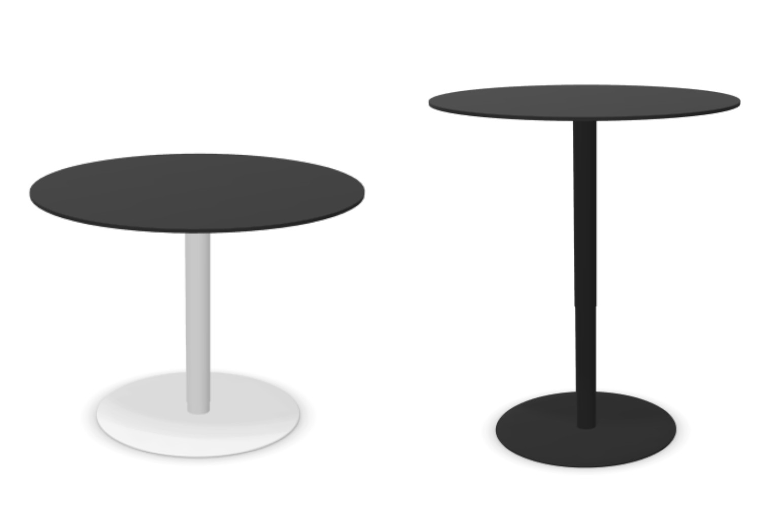 Tisch Rondo Lapalma rund höhenverstellbar| betz-designmöbel.ch